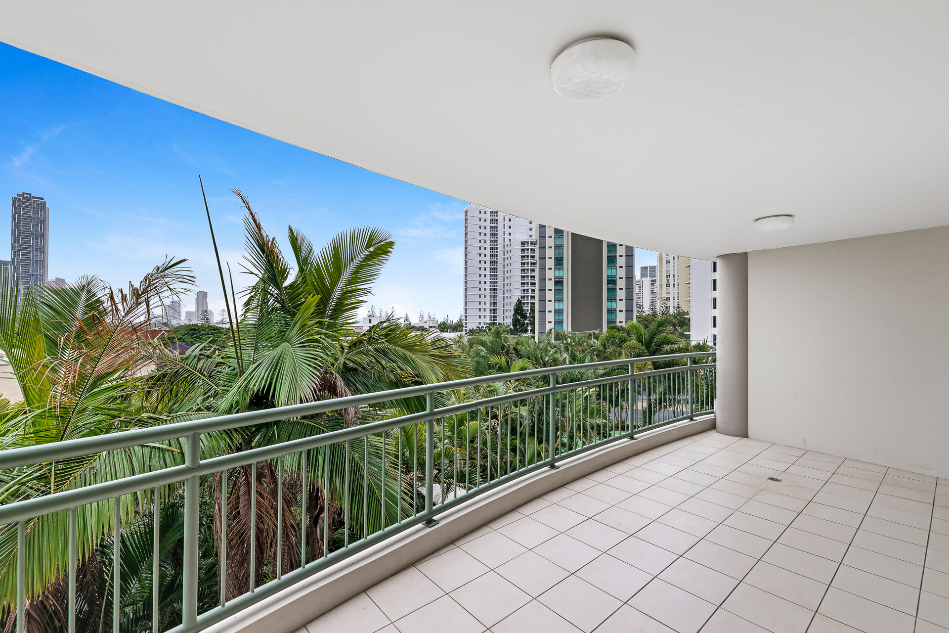 Balcony before virtual staging